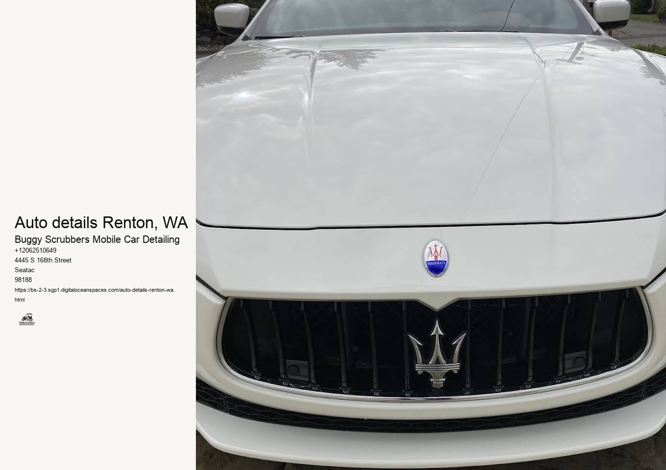 auto details Renton, WA