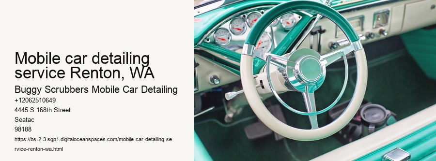 mobile car detailing service Renton, WA