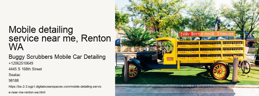 mobile detailing service near me, Renton WA